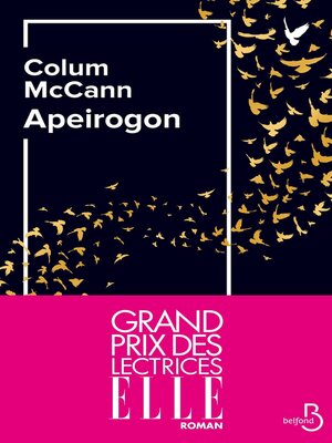 cover image of Apeirogon--Grand Prix des Lectrices ELLE